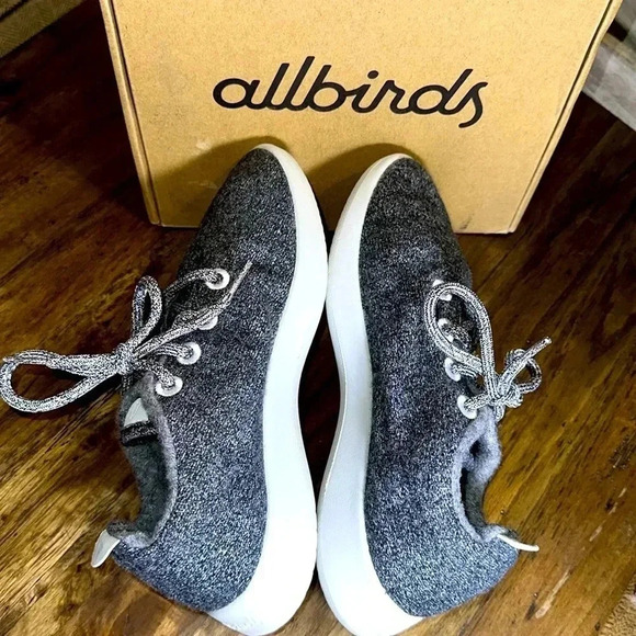 SALE allbirds wool runners women’s sneakers shoes usa size 9 gray color - Picture 6 of 8